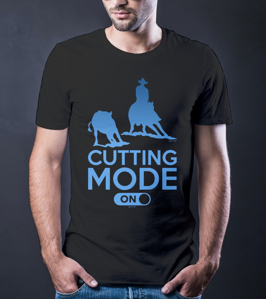 Cutting Mode On Cutting Horse Rider T-Shirt