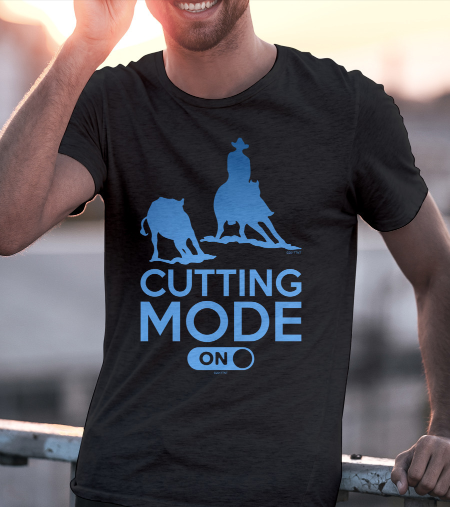 Cutting Mode On Cutting Horse Rider T-Shirt