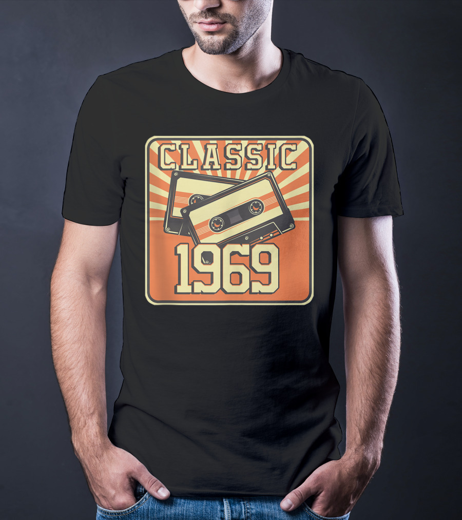 Classic 1969 Cassette 51st Birthday T-Shirt