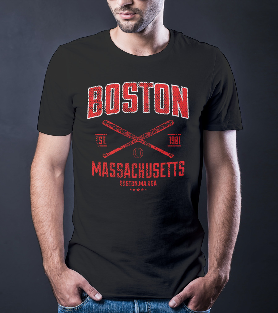 Boston Massachusetts Baseball Est. 1901 T-Shirt
