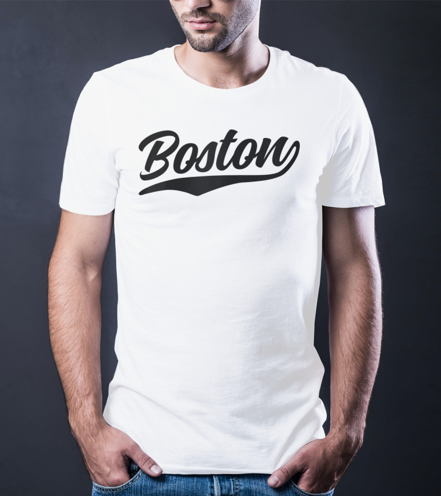 Boston Vintage Classic Massachusetts Y8 T-Shirt