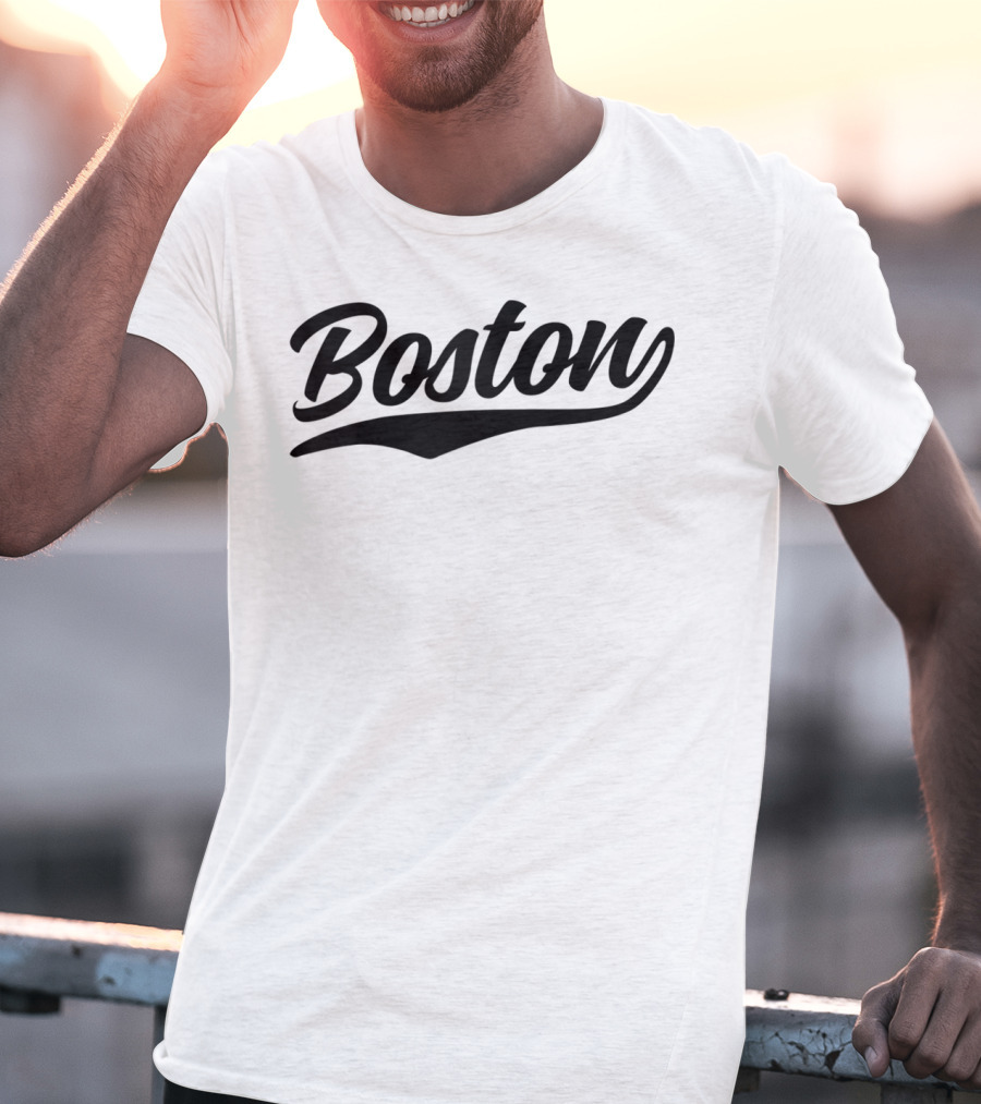 Boston Vintage Classic Massachusetts Y8 T-Shirt