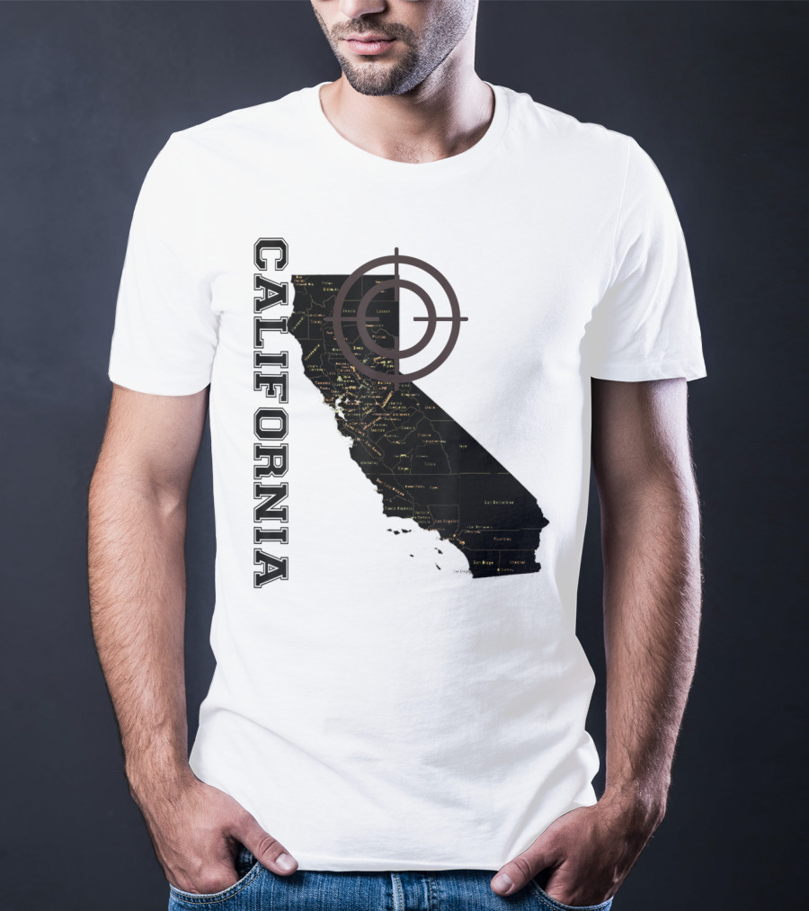 California Target Map Classic T-Shirt