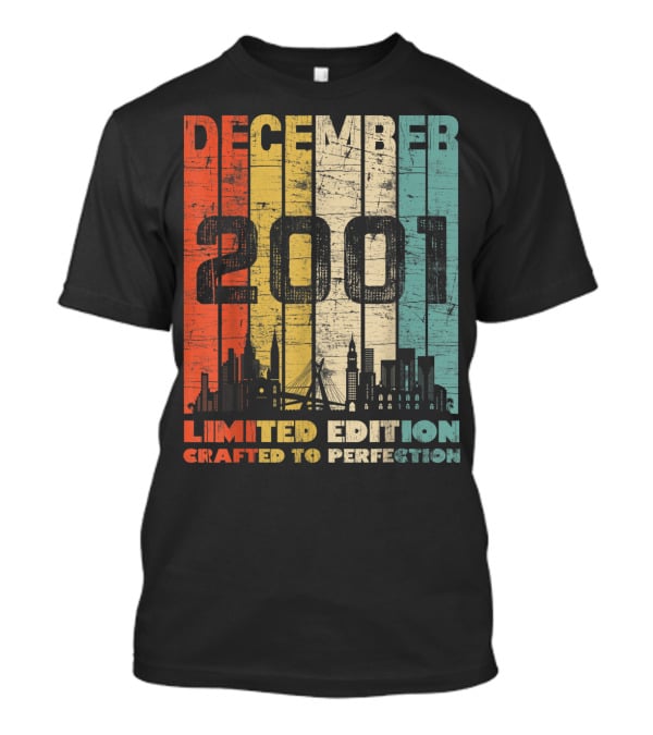 December 2001 Crafted To Perfection Vintage Skyline T-Shirt