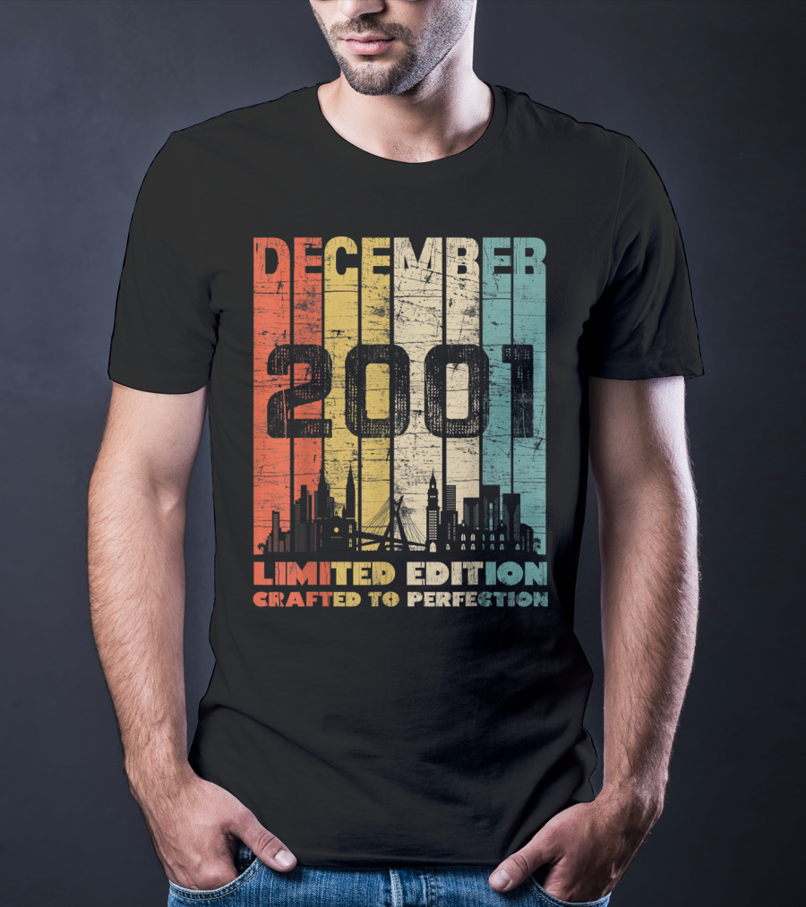 December 2001 Crafted To Perfection Vintage Skyline T-Shirt
