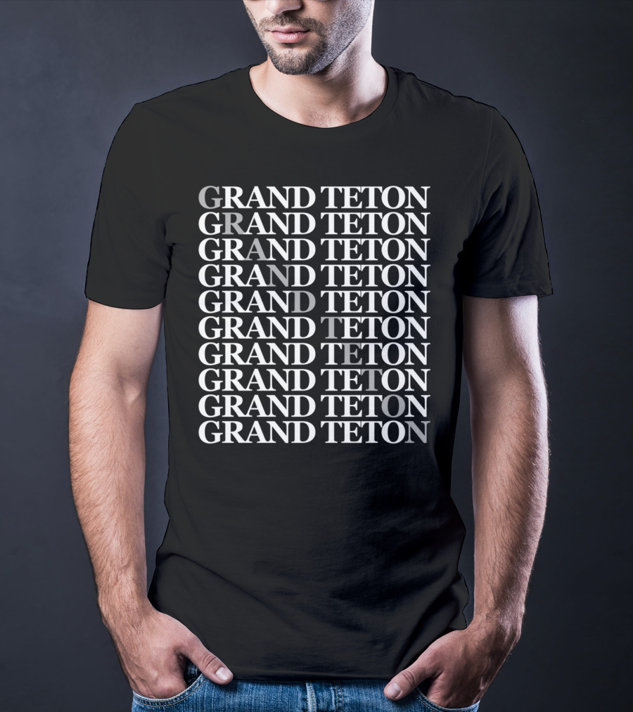 Grand Teton Classic Repeating Cross Pattern Grand Teton T-Shirt
