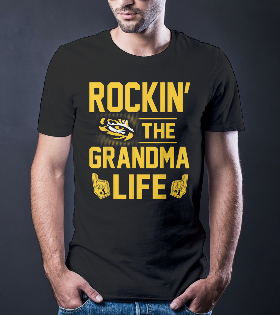 Rockin' The Grandma Life LSU Tigers Alumni Fan Geaux T-Shirt