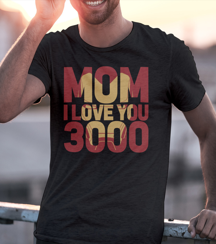 Marvel Avengers Endgame Iron Man Mom I Love You 3000 T-Shirt