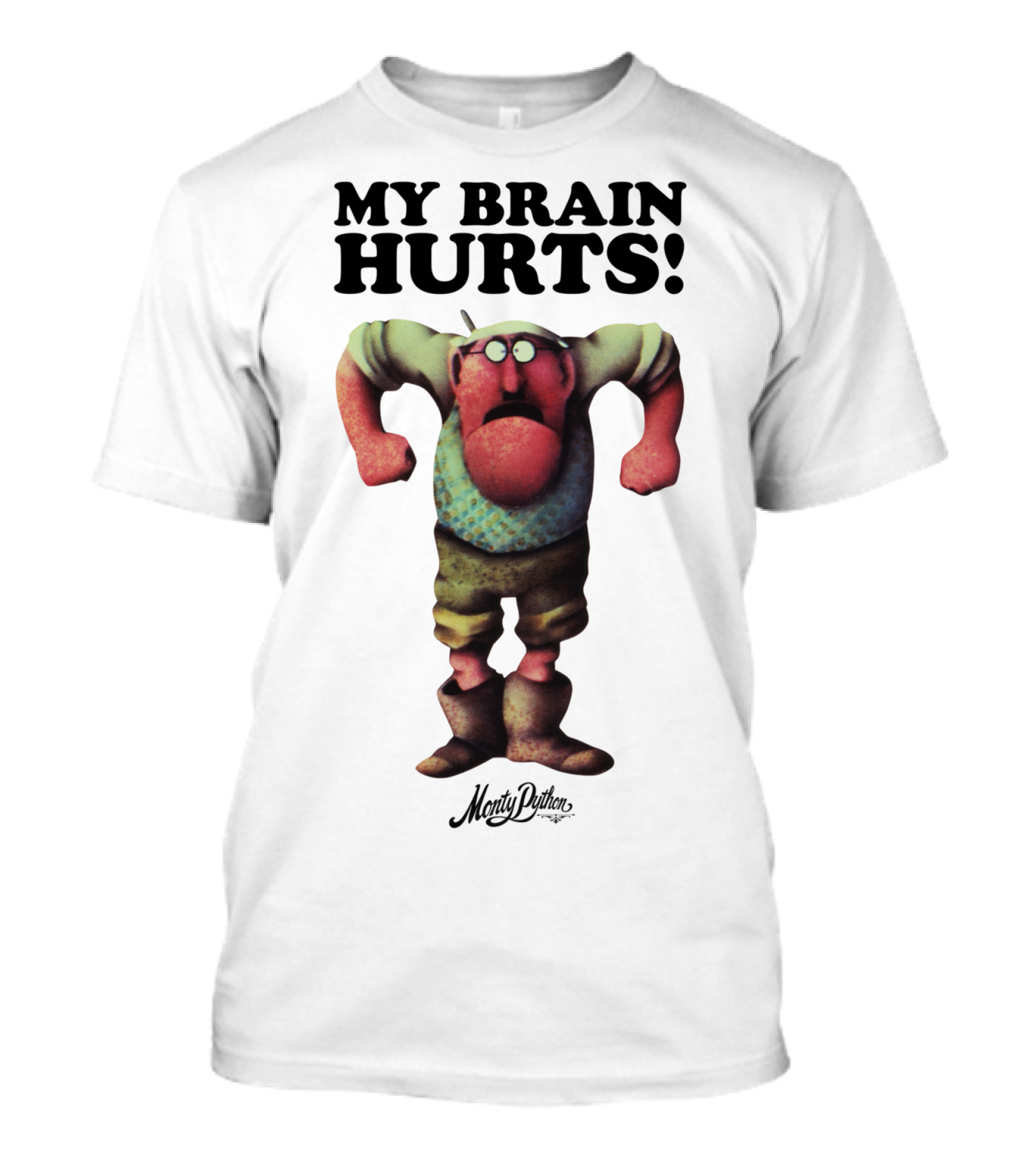 Monty Python My Brain Hurts Gumby Character T-Shirt
