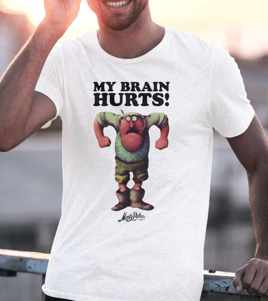 Monty Python My Brain Hurts Gumby Character T-Shirt