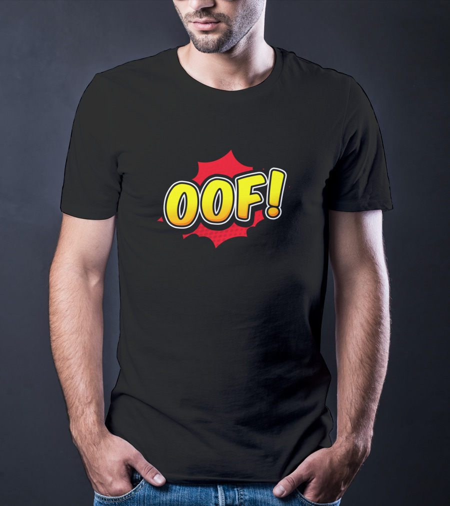 OOF Comic Book Style Burst T-Shirt