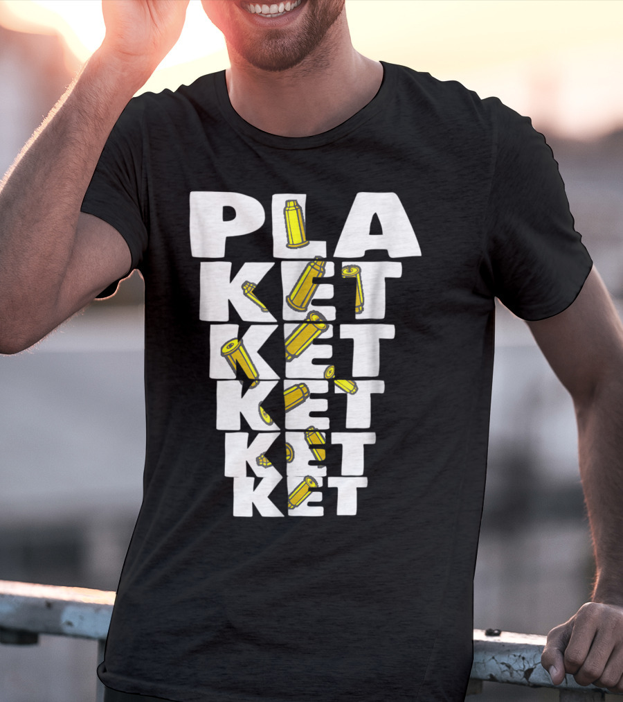 PLAKETKETKETKET Bullet Cartridge Accent Success T-Shirt