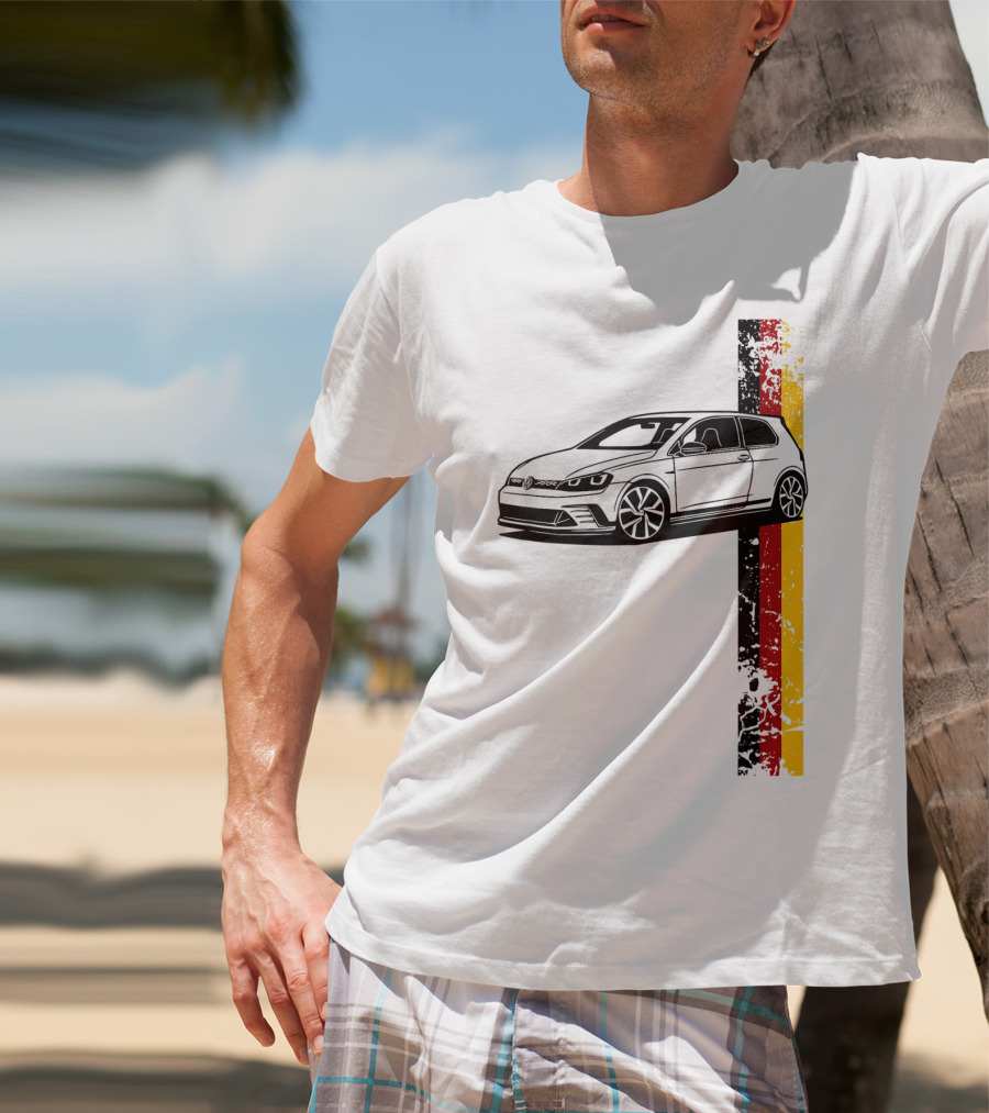 R Gt I German Car Germany Sport Racing Tuning Automotive Enthusiast T-Shirt