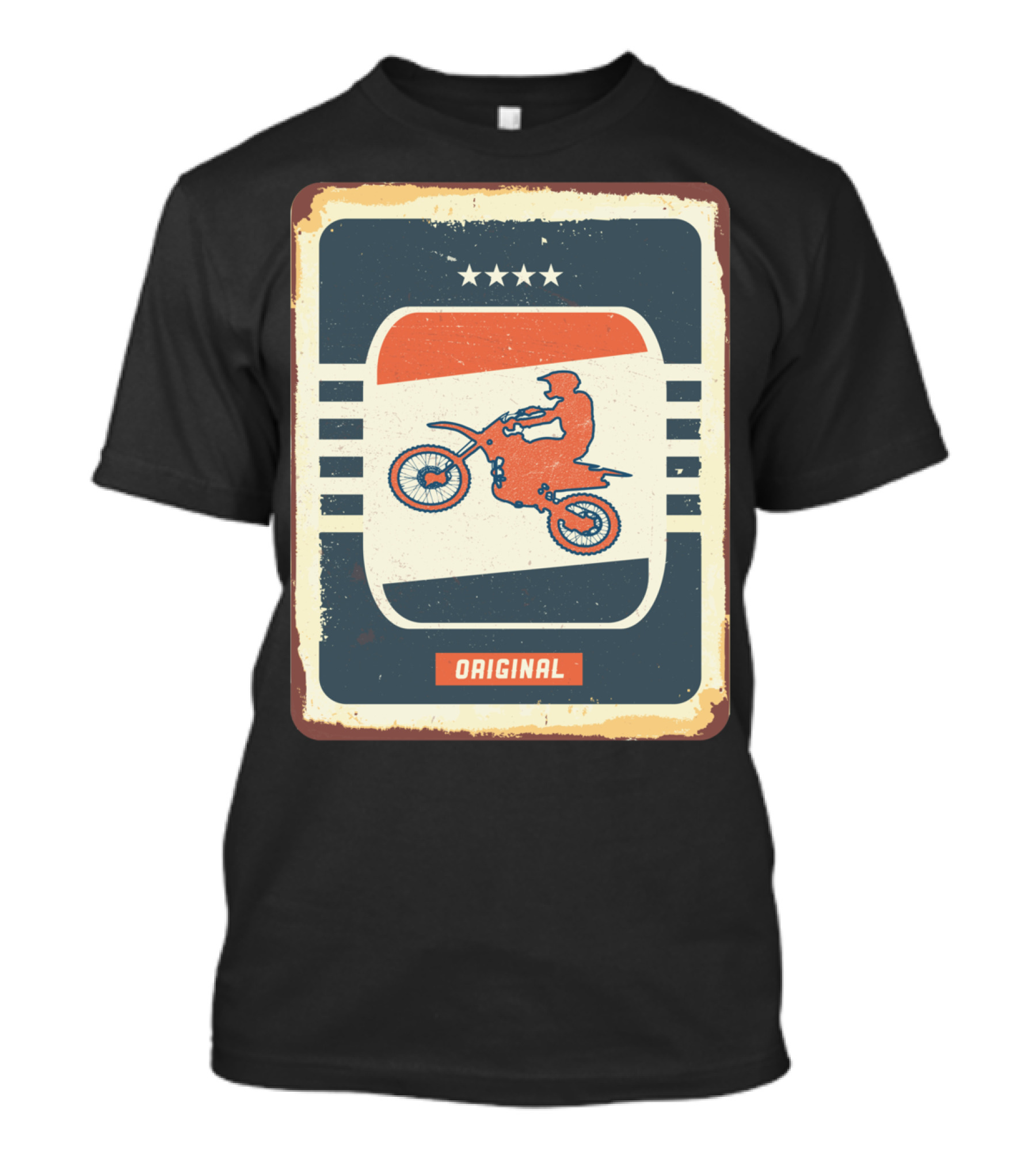 Original Retro Motocross And Dirt Bike Vintage Moto T-Shirt