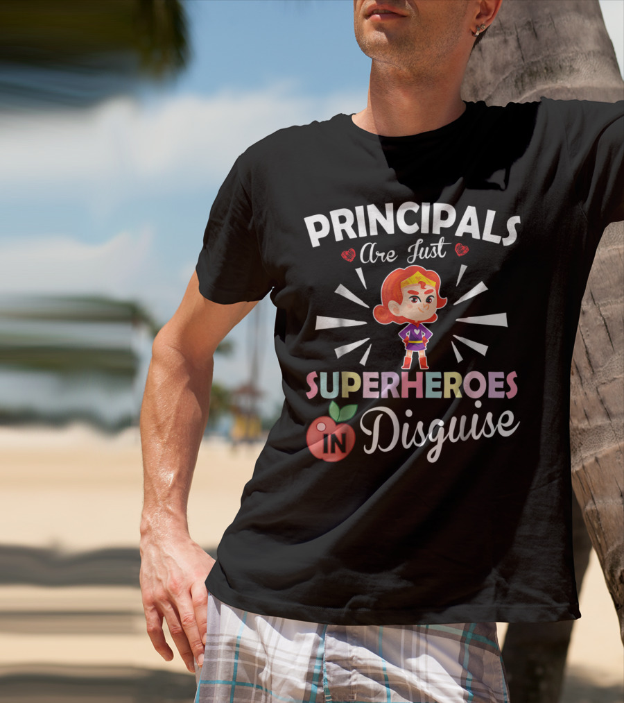 Principals Are Just Superheroes In Disguise T-Shirt