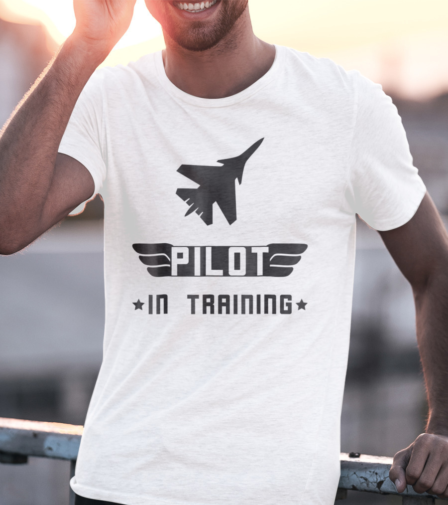 Pilot In Training Aviation Flying Fighter Jet T-Shirt