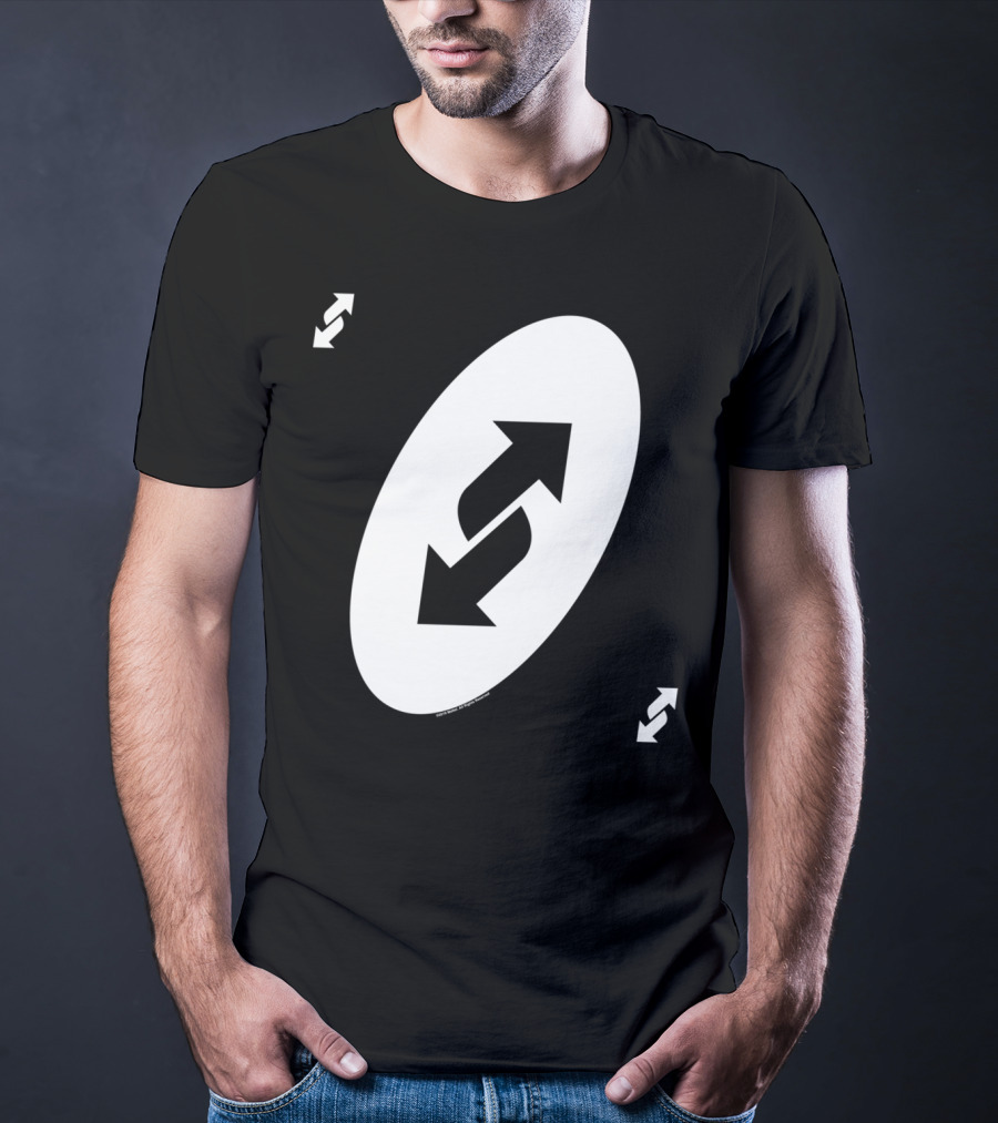 Uno Reverse Card Symbol T-Shirt