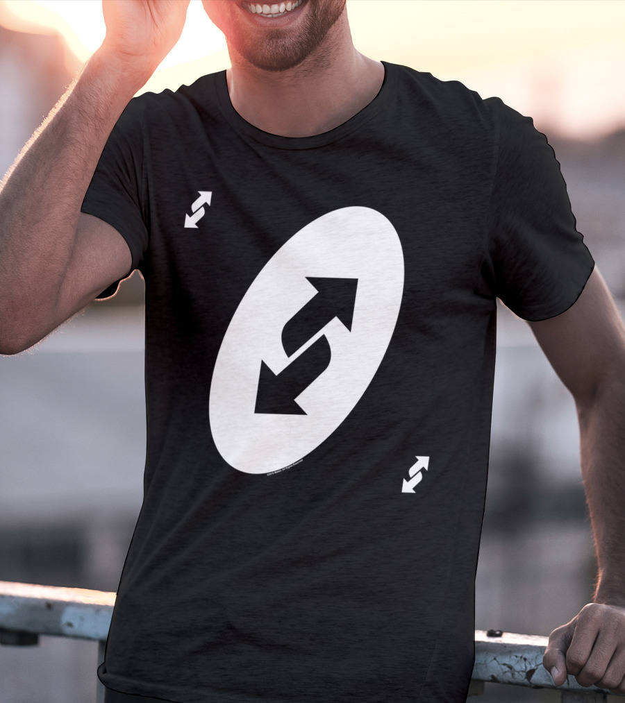 Uno Reverse Card Symbol T-Shirt