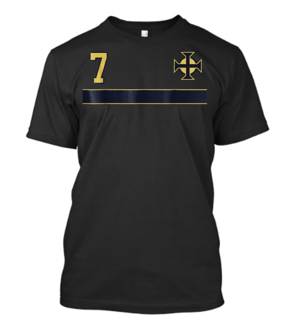 7 Northern Ireland Vintage Soccer Jersey Cross T-Shirt