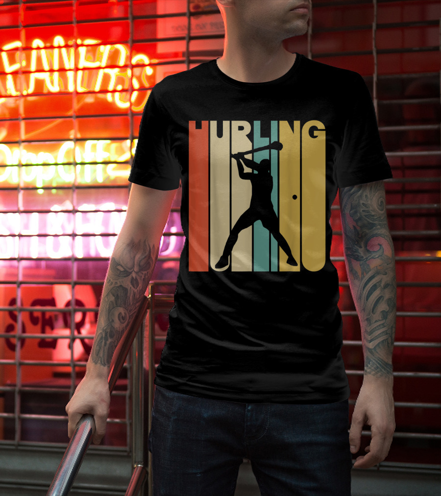 Hurling Vintage Style Retro T-Shirt