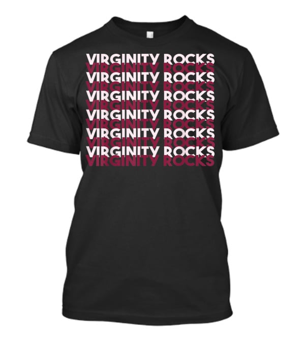 Virginity Rocks Grey Black Pink Danny Duncan T-Shirt