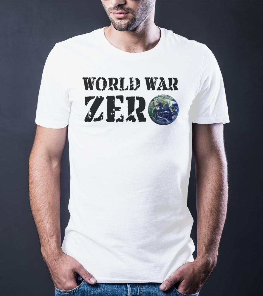 World War Zero Earth Concept Icon Planet T-Shirt