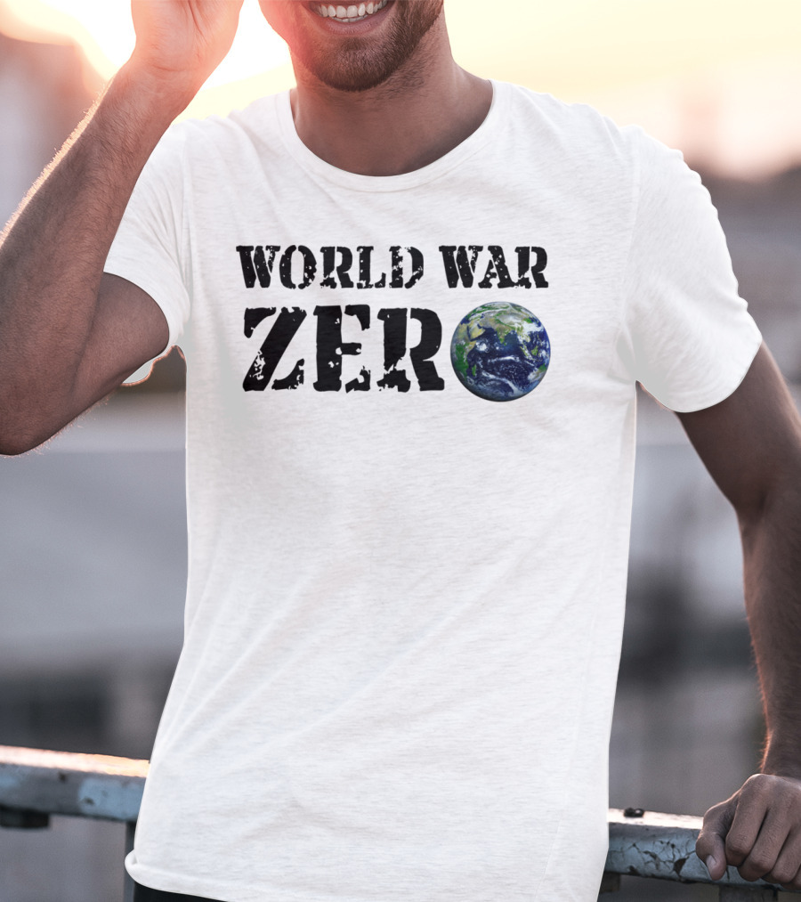 World War Zero Earth Concept Icon Planet T-Shirt