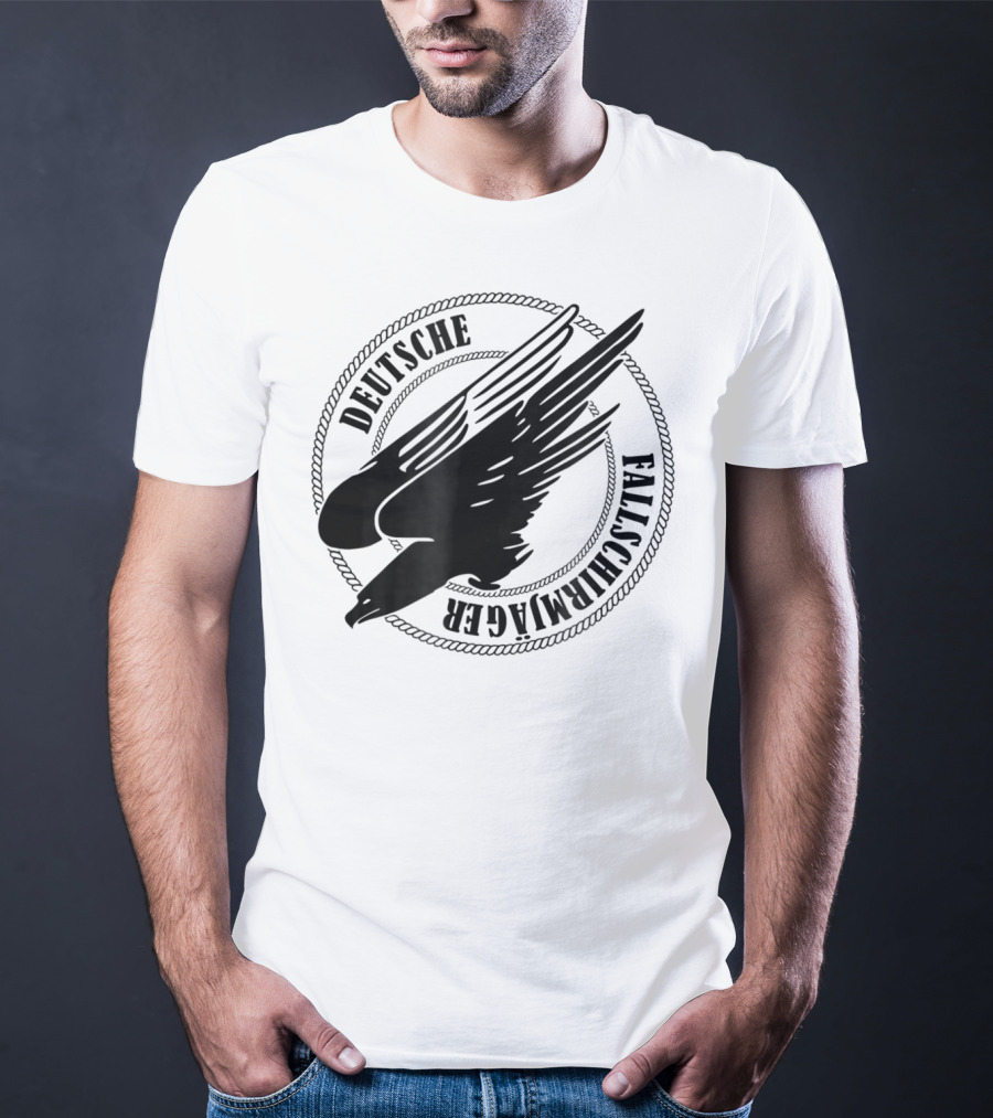 Deutsche Fallschirmjager Ww2 German Paratrooper Emblem T-Shirt