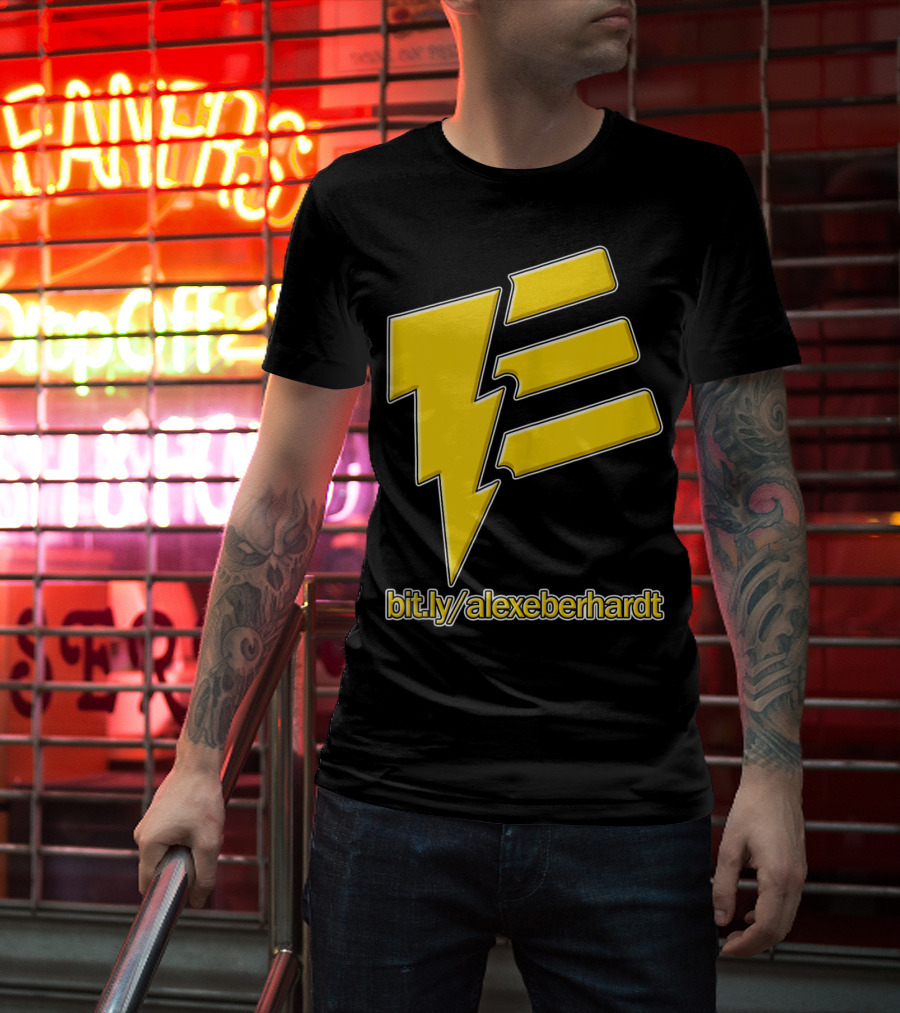 Bit.ly/alexeberhardt Alex Eberhardt Music Yellow Lightning Bolt T-Shirt