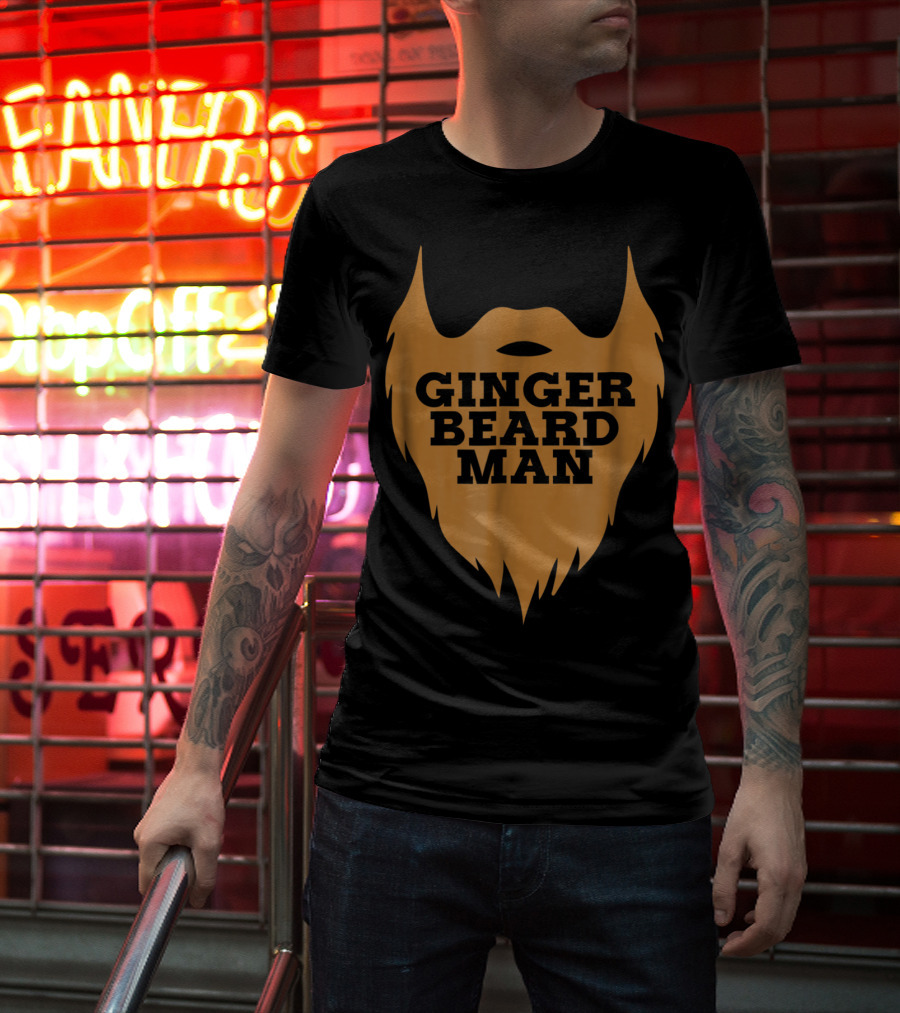 Ginger Beard Man Beard Men T-Shirt