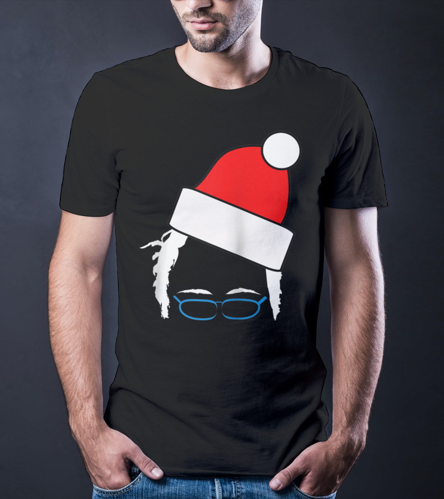 Bernie Sanders Santa Hat Christmas Holiday T-Shirt