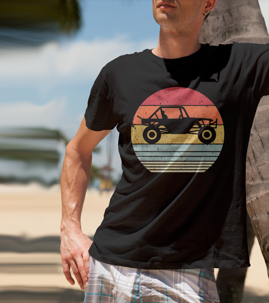 Vintage Sunset Can Am Style Off Road Beach Buggy T-Shirt