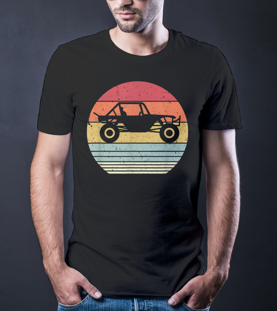 Vintage Sunset Can Am Style Off Road Beach Buggy T-Shirt