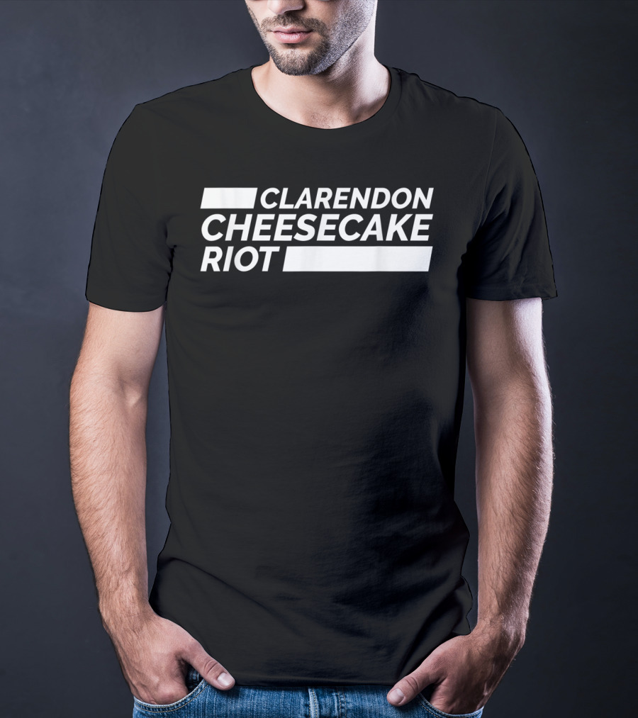 Clarendon Cheesecake Riot White T-Shirt