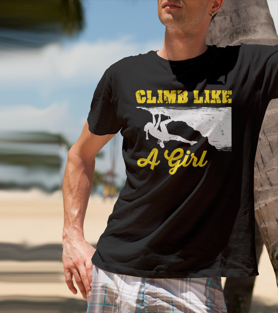 Climb Like A Girl T-Shirt