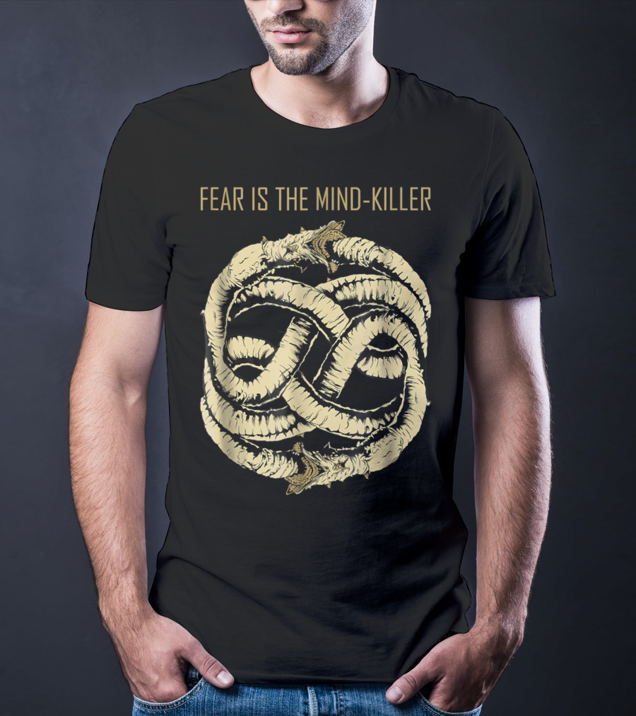 Fear Is The Mind Killer Ouroboros Symbol Dune T-Shirt