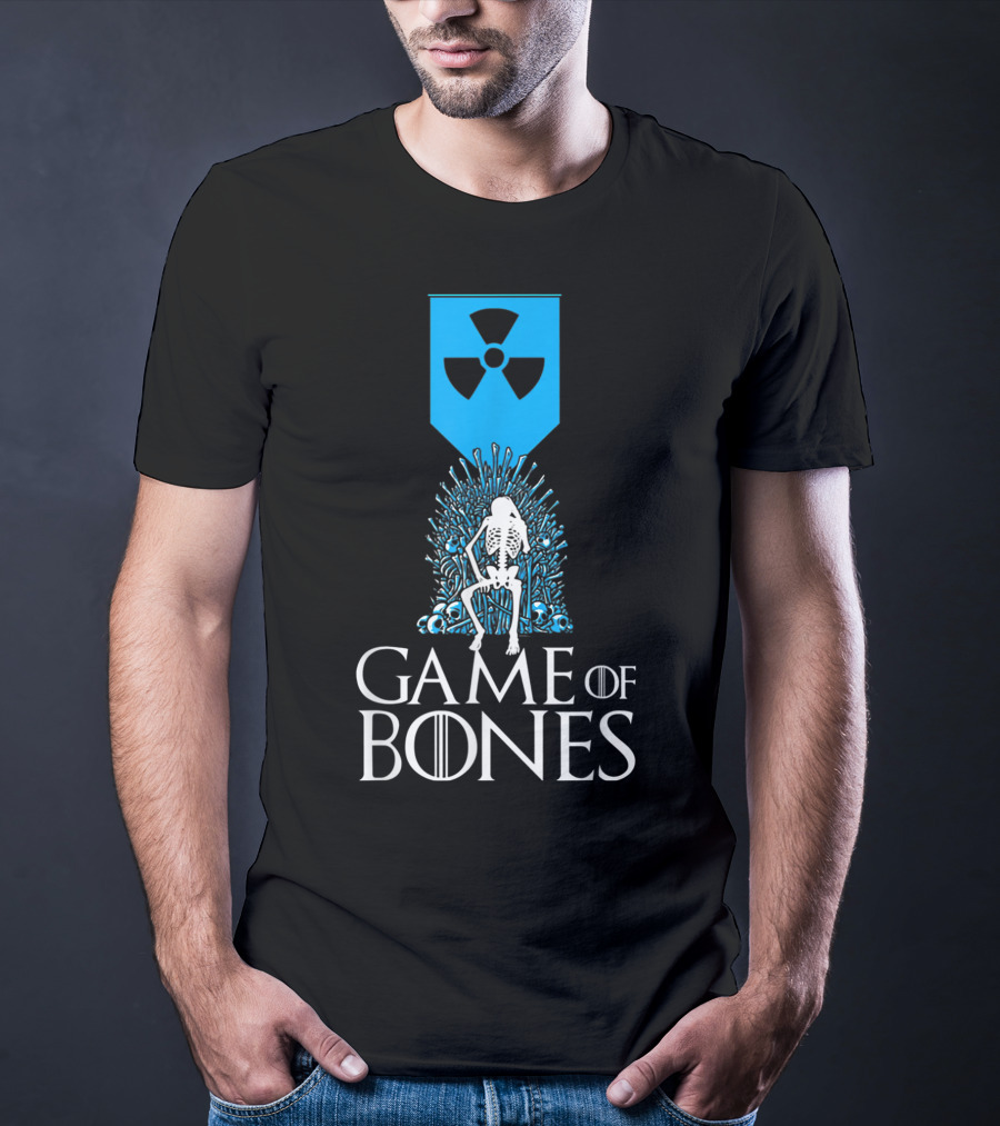 Game Of Bones Radiology Xrays Skeleton Throne Nuclear T-Shirt