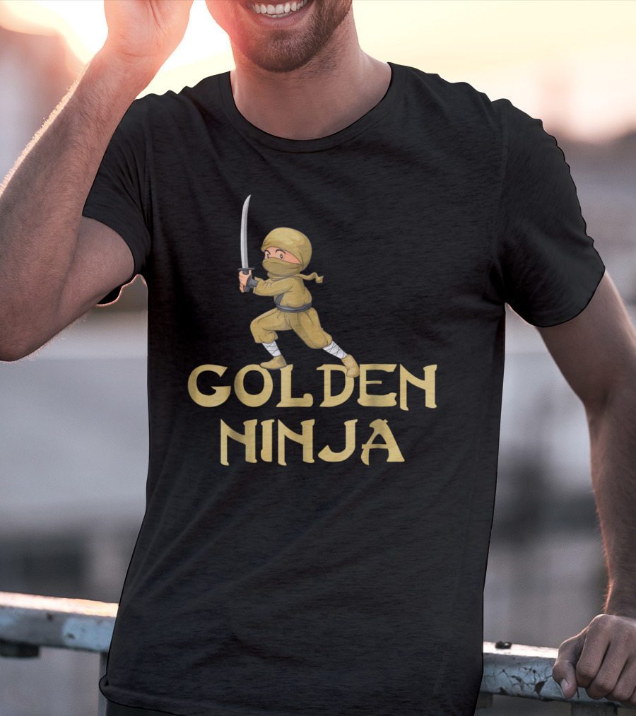 Golden Ninja Warrior Gold Ninja Perfekt T-Shirt