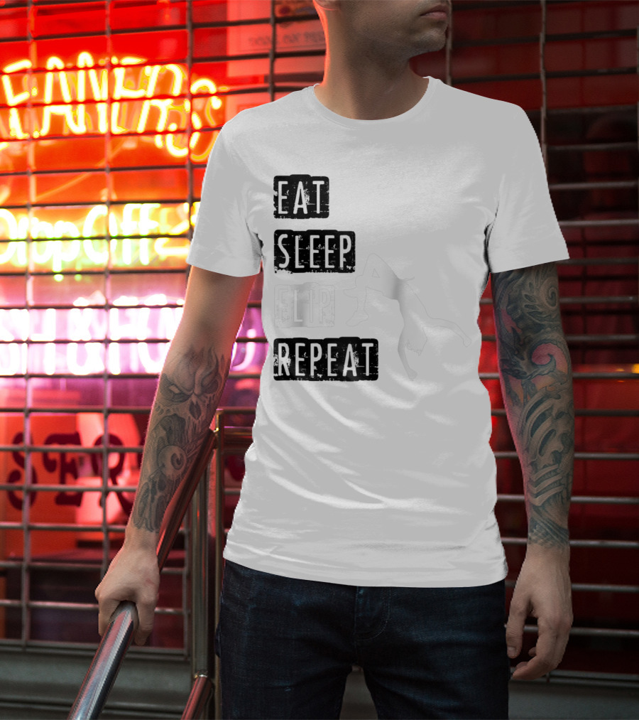 Gymnastics Eat Sleep Flip Repeat Gymnast T-Shirt