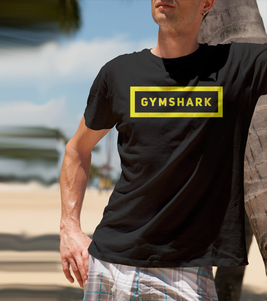 Gymshark Bold Yellow Framed T-Shirt