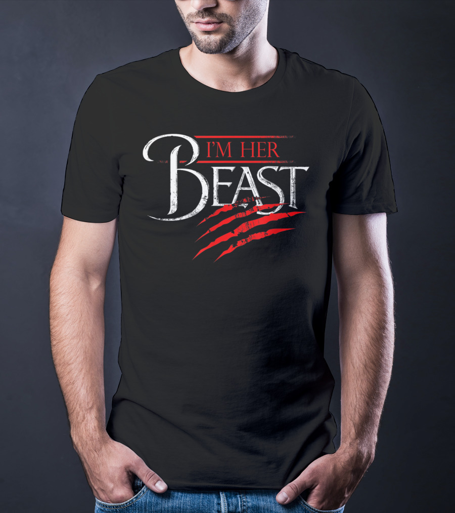 I'm Her Beast Red Claw Marks T-Shirt