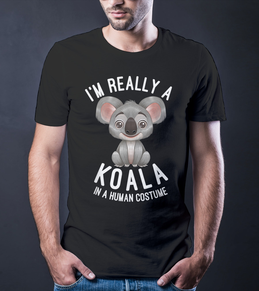 I'm Really A Koala In A Human Costume Koalas T-Shirt