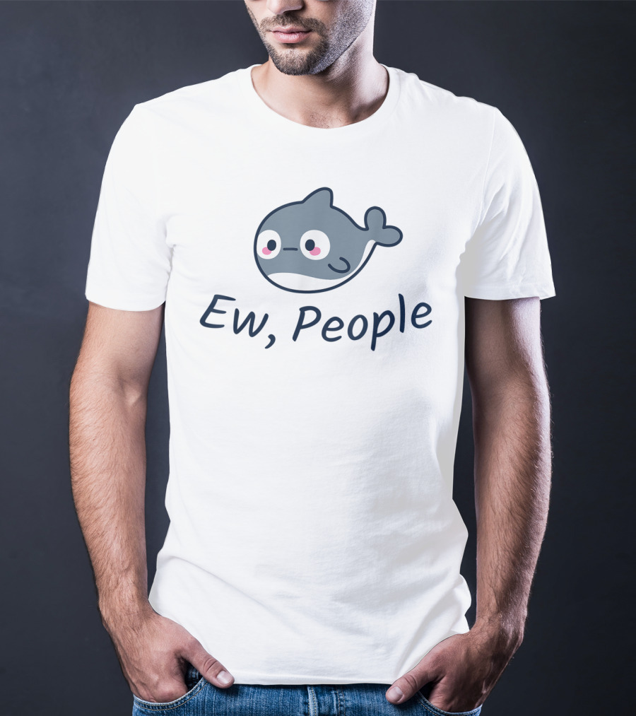 Ew People Kawaii Orca Whale T-Shirt