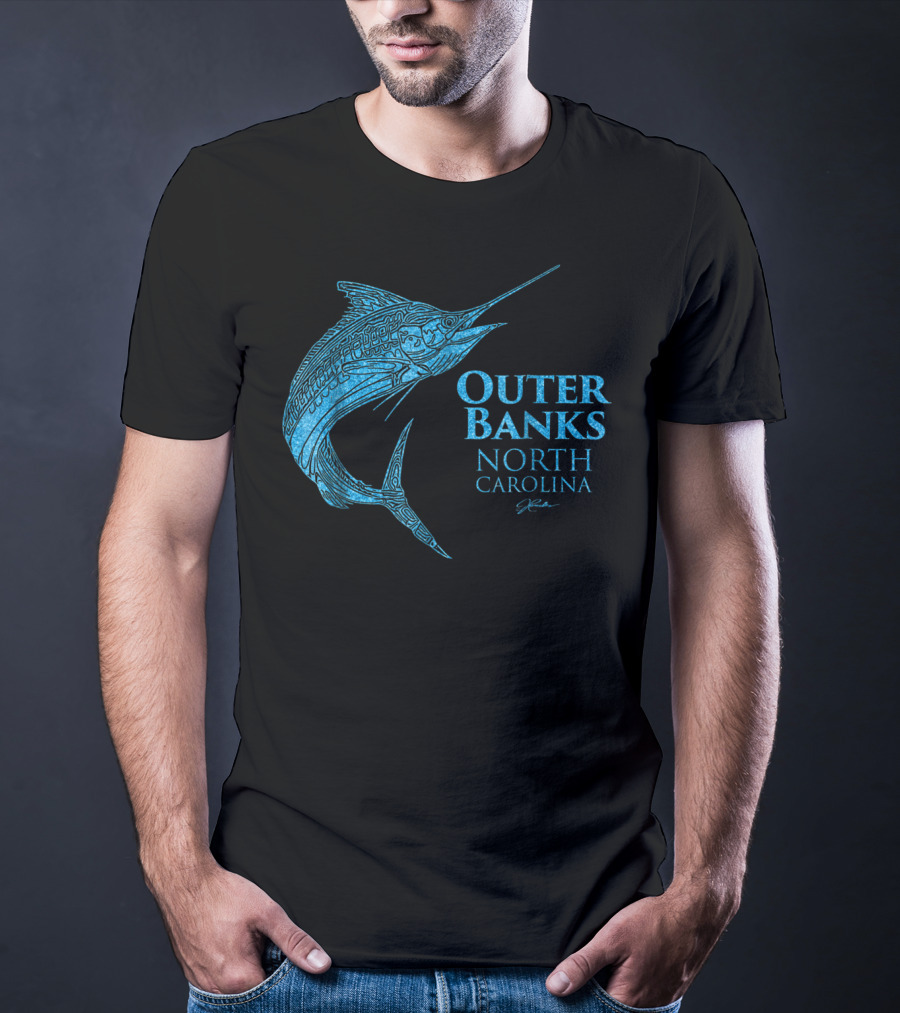 Outer Banks North Carolina Marlin Jcombs T-Shirt