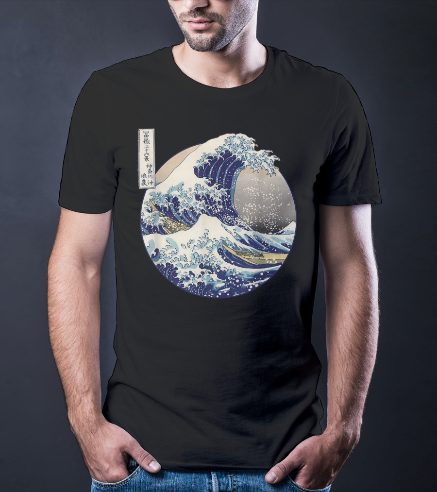Kanagawa Japanese The Great Wave Off Kanagawa Classic Ukiyo-e T-Shirt