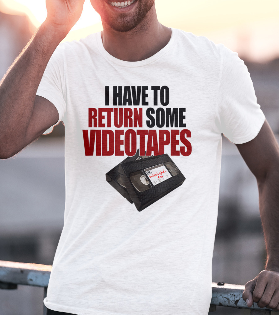 I Have To Return Some Videotapes VHS Mens T-Shirt