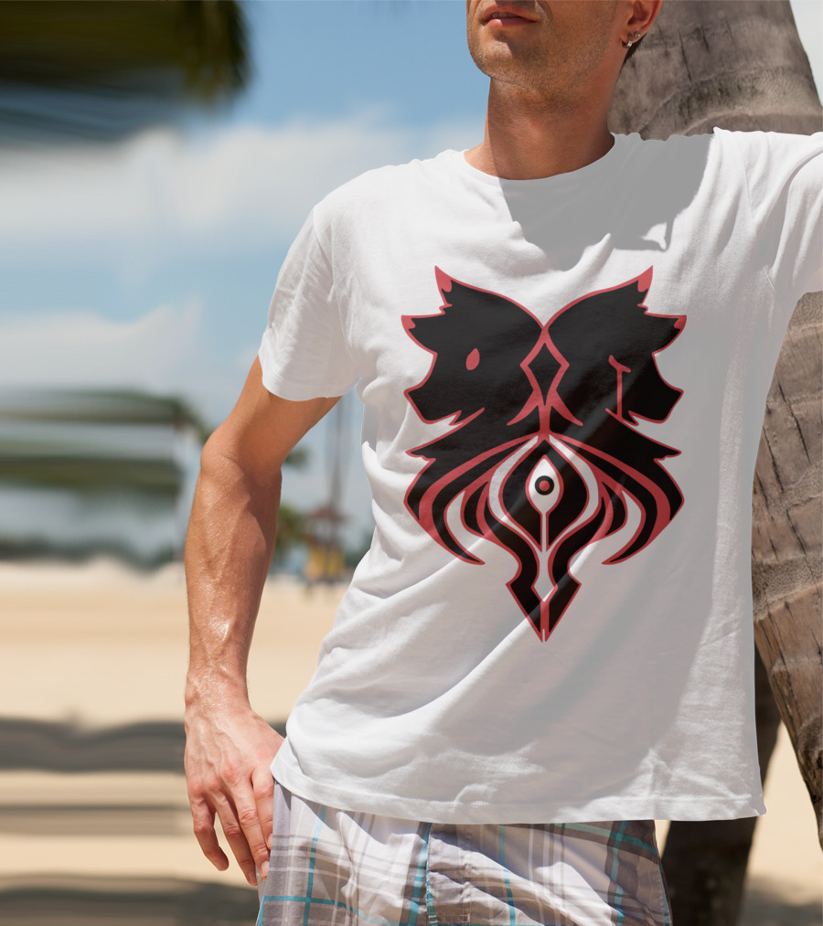 Aaron Lycan Twin Wolf Emblem T-Shirt