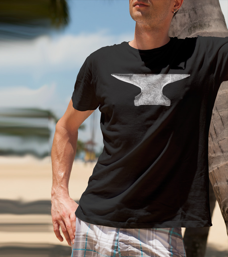 Blacksmith Anvil Bladesmith Welder Mac T-Shirt