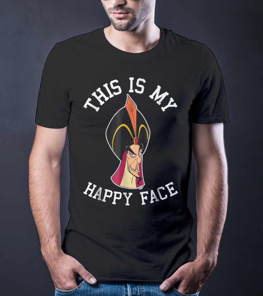 This Is My Happy Face Disney Jafar T-Shirt