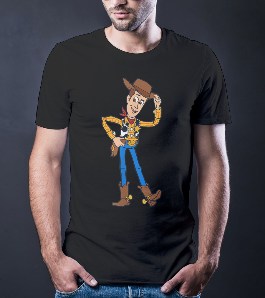 Disney Pixar Toy Story 4 Hello Woody Cowboy T-Shirt